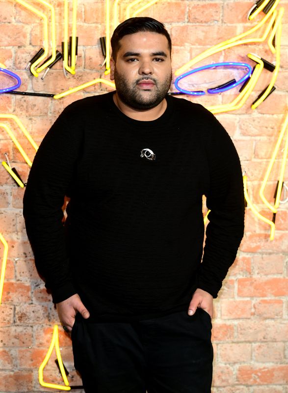 Naughty Boy attending The Black Panther European Premiere at The Eventim Apollo Hammersmith London. (Photo by Ian West/PA Images via Getty Images)