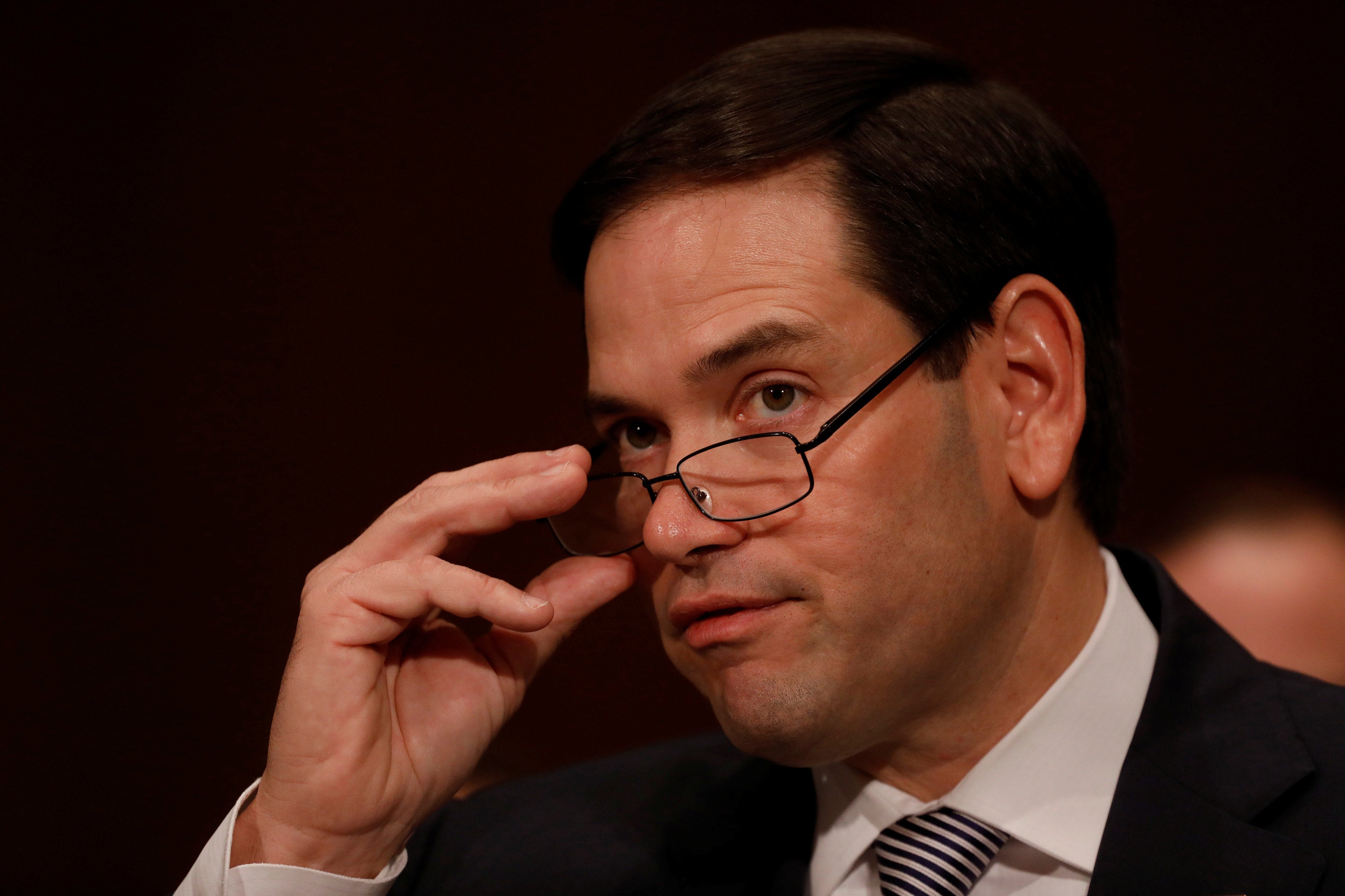 Rubio Leaps To Top Democrat's Defense Over Texts To Russian Oligarch's Lobbyist Rubio Leaps To Top Democrat's Defense Over Texts To Russian Oligarch's Lobbyist