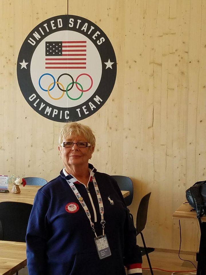 Sherry Von Riesen, the U.S. Olympic team mom. 