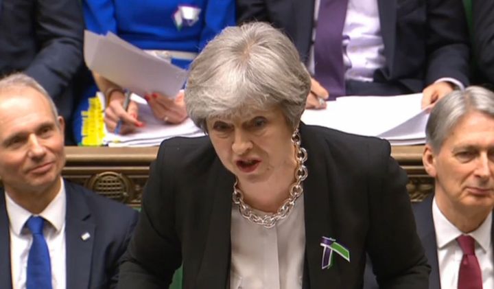 Theresa May issued a written clarification after PMQs this week