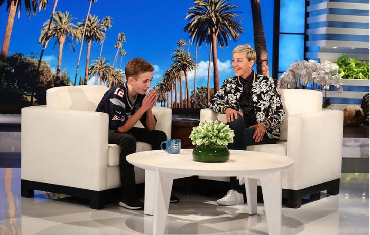 Ryan McKenna, aka Selfie Kid, was on Ellen DeGeneres' show.