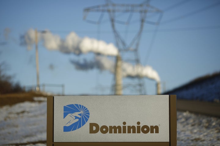 The outside of a Dominion generating station in Mount Storm, West Virginia. Dominion is a vertically integrated utility that