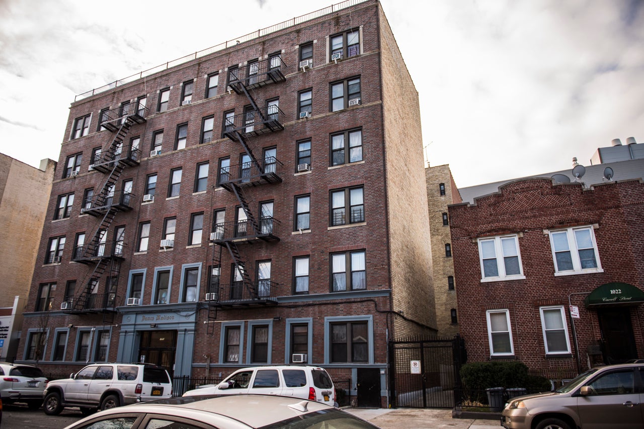The building at 1030 Carroll Street, in Crown Heights, has been a source of health and housing controversy since landlord Ephraim Fruchthandler bought the property in 2014.