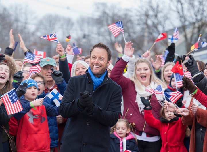 Chris Harrison hosts "The Bachelor Winter Games."