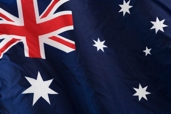 The Australian flag.