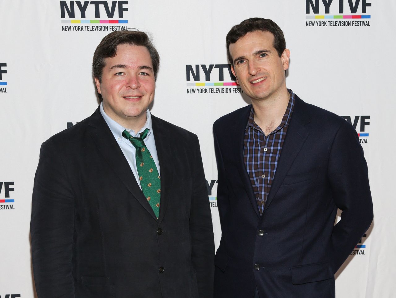 Creators of 'How I Met Your Mother' Carter Bays (L) and Craig Thomas attend the 12th Annual New York Television Festival held at Helen Mills Theater on October 24, 2016 in New York City.