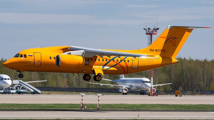 The Saratov Airlines airplane crashed in the Moscow region on Sunday.