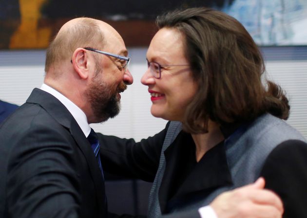 Martin Schulz und Andrea Nahles.