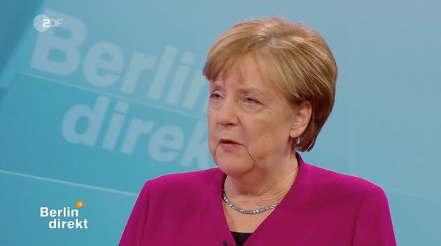 Merkel im ZDF.