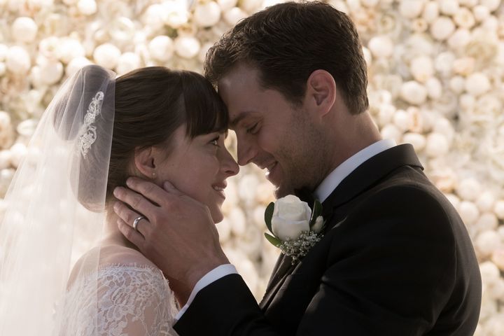 <strong>Dakota Johnson and Jamie Dornan in 'Fifty Shades Freed'</strong>