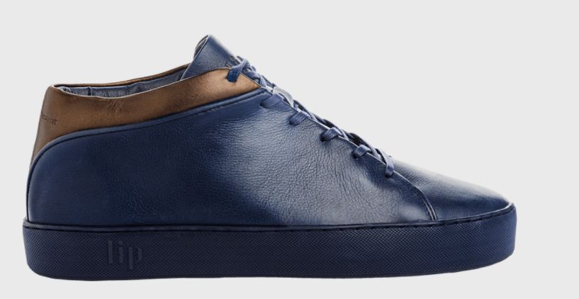 LIP's 'Dust' trainers in blue would go well with a dark tailored suit