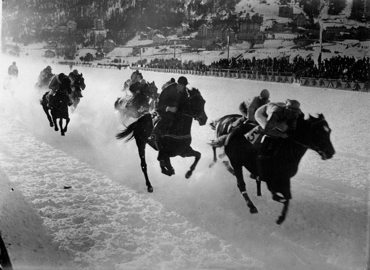 The Winter Olympic pentathlon included horseback riding.