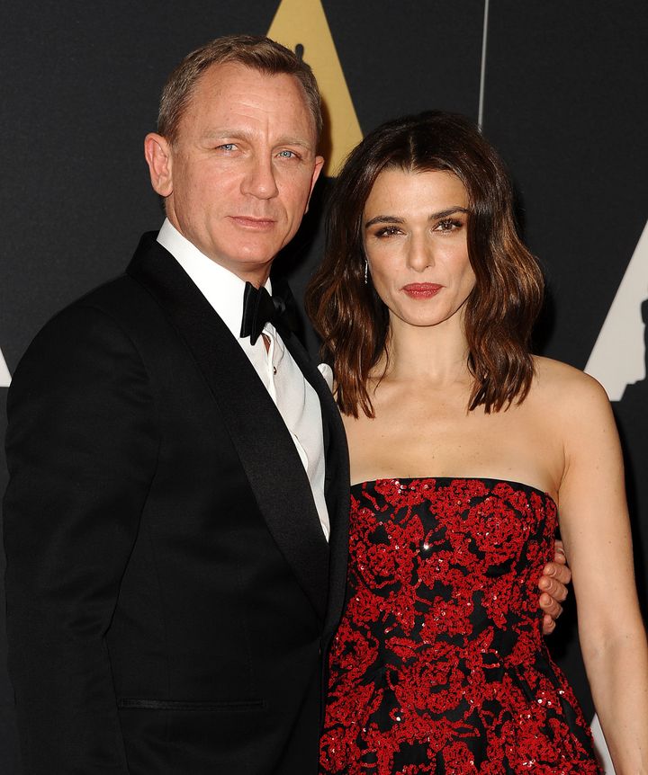 Rachel Weisz with husband and current James Bond, Daniel Craig