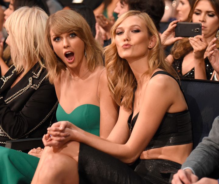 Kloss and Swift at the 2014 American Music Awards. 