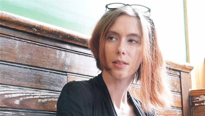 Kendra Williams, who is in recovery from addiction, works with the North Carolina Harm Reduction Coalition in Wilmington, dis