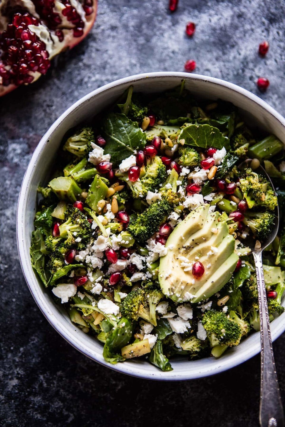 Lemon Garlic Roasted Broccoli Salad