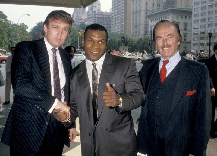 Donald Trump, Mike Tyson and Fred Trump.