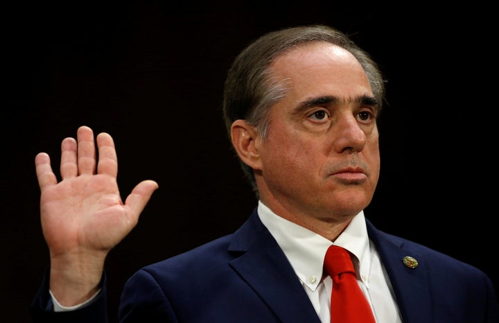 David Shulkin is sworn in to testify before a Senate Veterans Affairs Committee confirmation hearing on his nomination to be