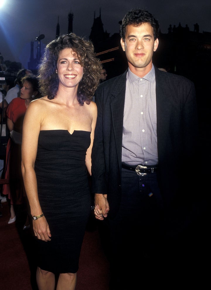 Wilson and Hanks in 1987.