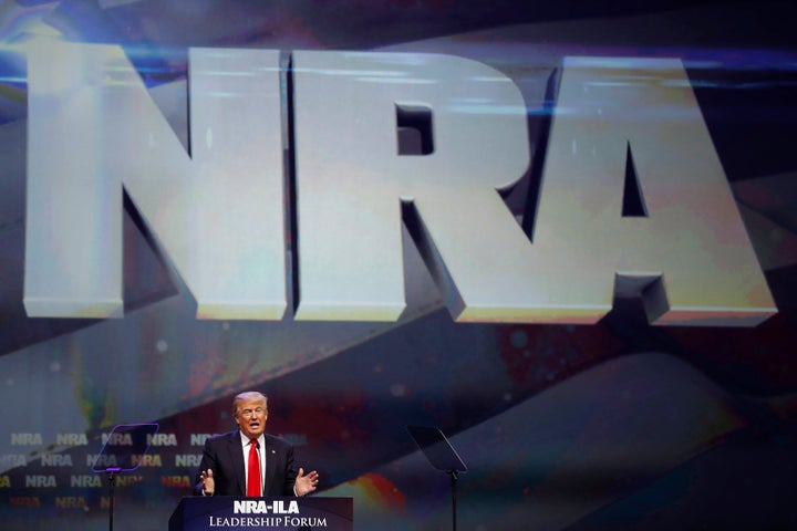 The National Rifle Association spent tens of millions of dollars helping to elect Donald Trump.