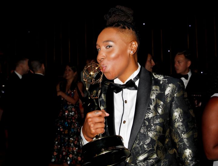 "Master of None" star and writer Lena Waithe won an Emmy for outstanding comedy writing in September 2017.