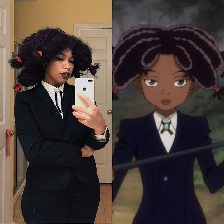 Kiera Please cosplaying Canary from “Hunter x Hunter.”