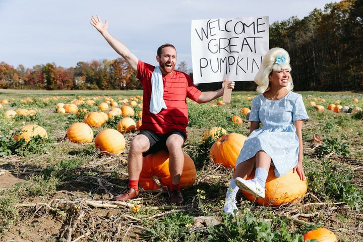 Linus and Sally from "It’s The Great Pumpkin, Charlie Brown."