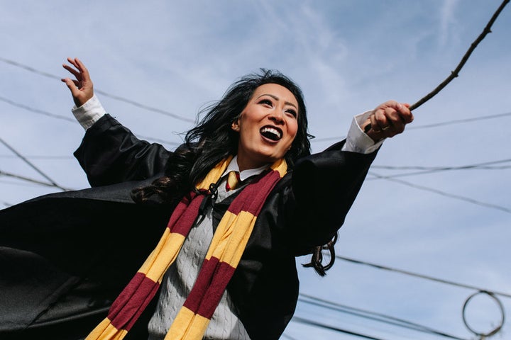 Nguyen as Harry Potter. 