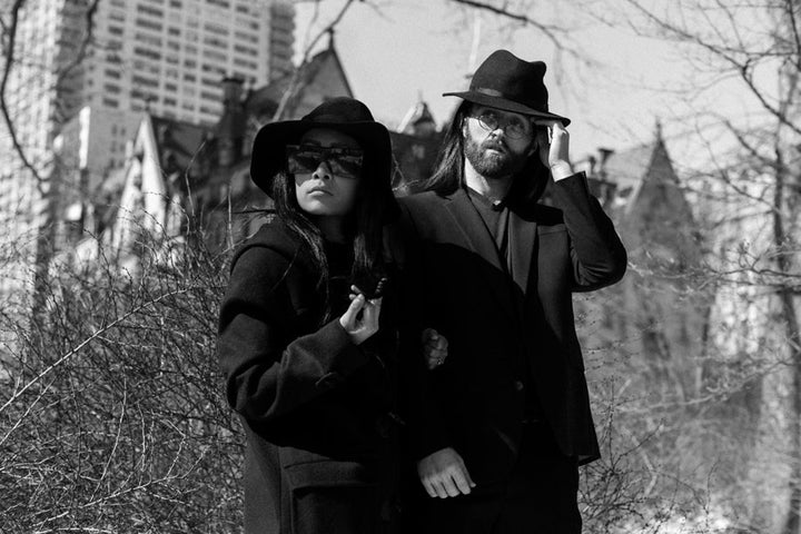 Yoko Ono and John Lennon. 