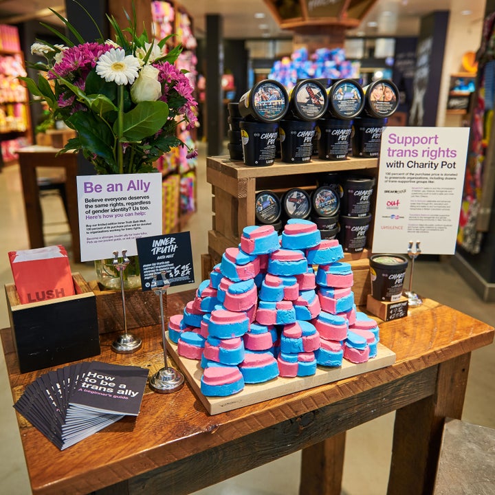 All proceeds from the sales of the “Inner Truth” bath melt will be donated to transgender rights advocacy gr