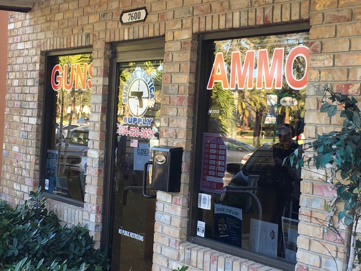 The gun store in Coral Springs, Florida, where Nikolas Cruz reportedly legally bought an AR-15 assault-style rifle.