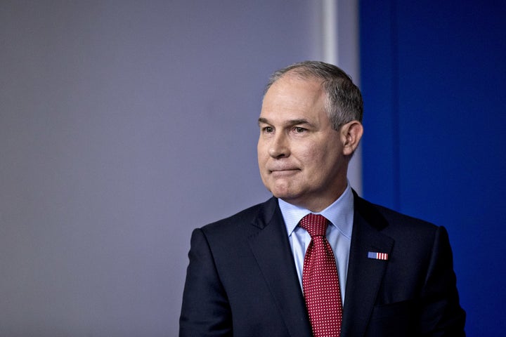 The Environmental Protection Agency says Scott Pruitt is often booked in premium cabins because he has been “approached