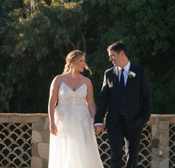 Amy Schumer and husband Chris Fischer. 