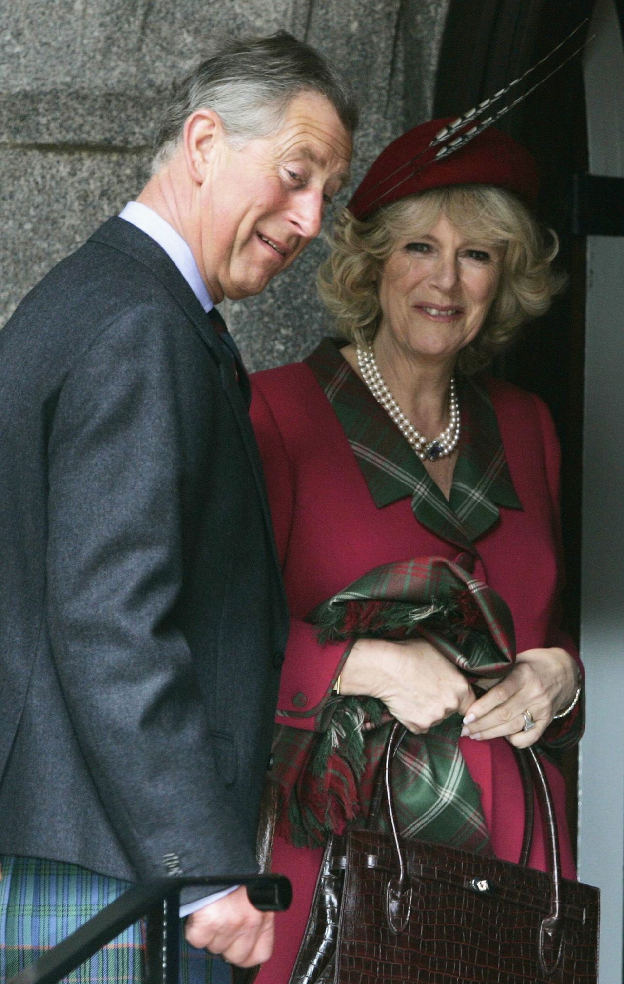 <strong>Prince Charles and the Duchess of Cornwall during their 2005 honeymoon in Scotland </strong>