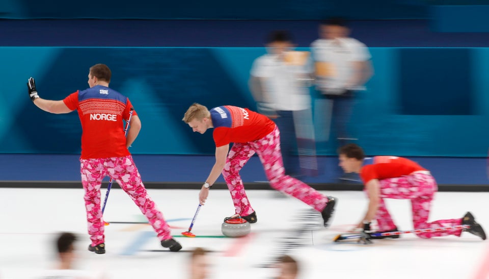 The Norwegian Curling Team Should Win Gold For Their Pants