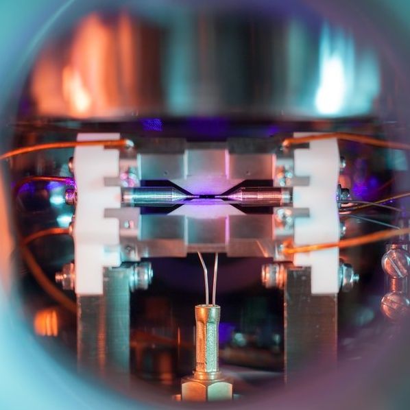  "Single Atom in an Ion Trap," by David Nadlinger.