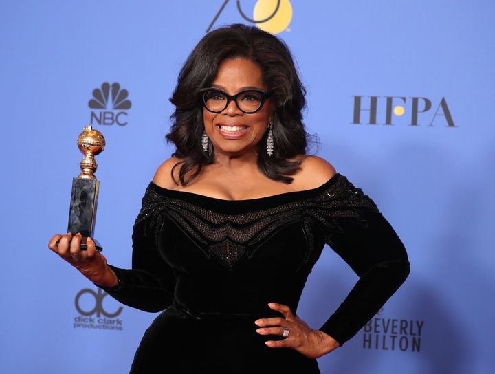 Daniel met Oprah at the Golden Globes 