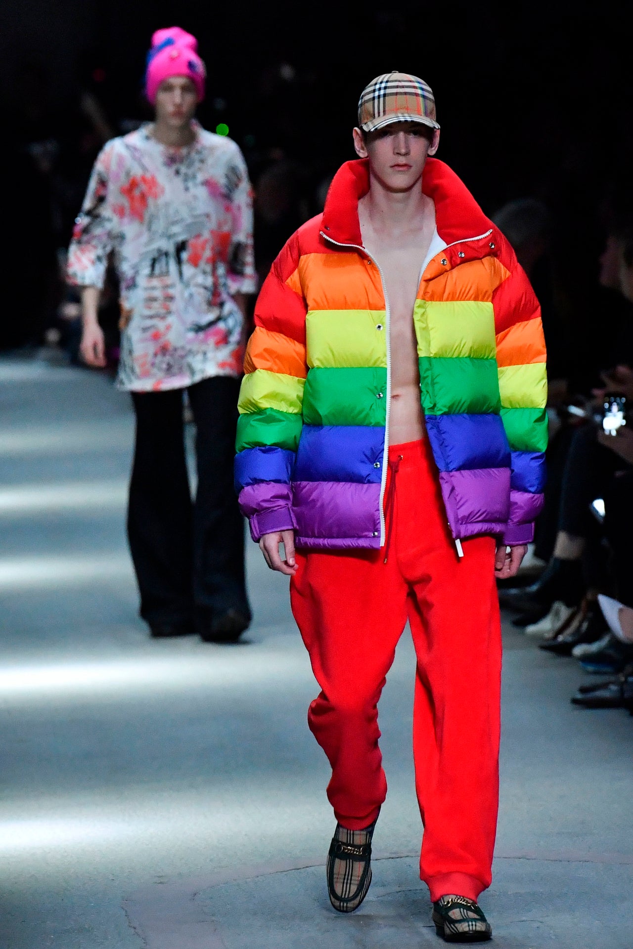 Burberry on sale rainbow puffer