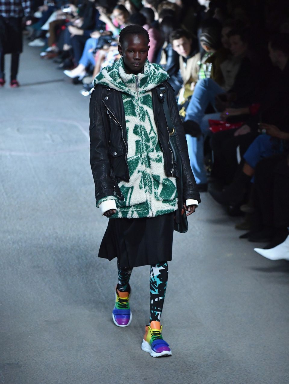 Burberry At London Fashion Week: Rainbow High-Tops We Wanted To Wear Straight Off The