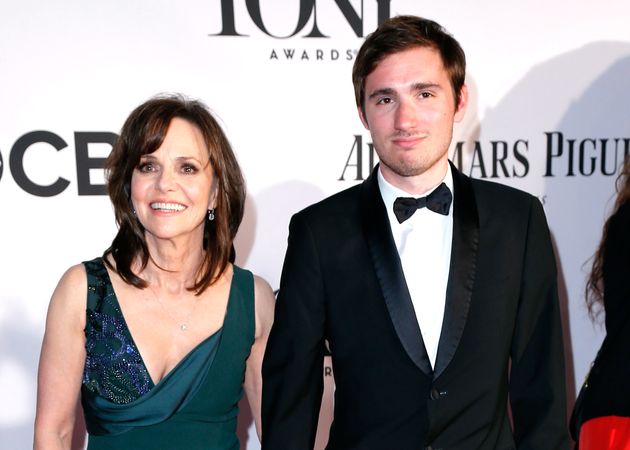 Actress Sally Field is seen with her son, Sam Greisman, in 2013. 