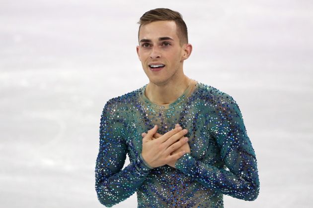 Figure skater Adam Rippon won an Olympic bronze medal last week, and Sam Greisman's heart.