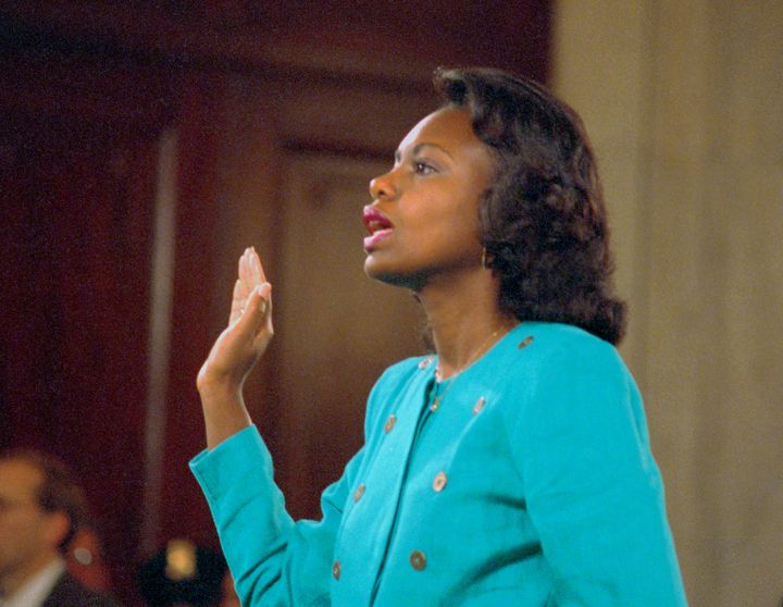 During Thomas' 1991 confirmation hearing, former employee Anita Hill accused him of sexually harassing her. 