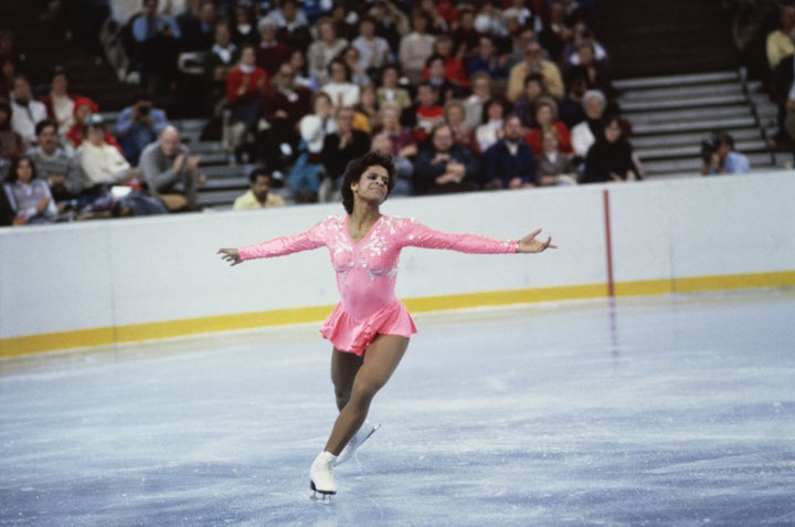 Two-time U.S. Champion figure skater Debi Thomas.