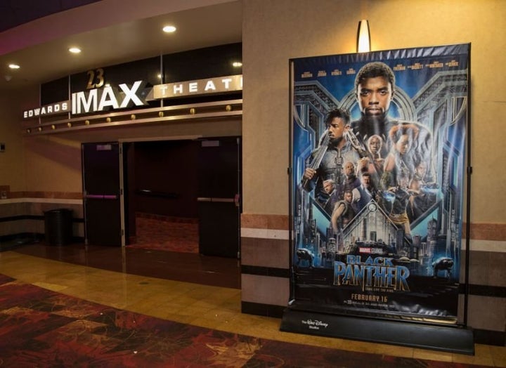 A screening of the movie Black Panther.