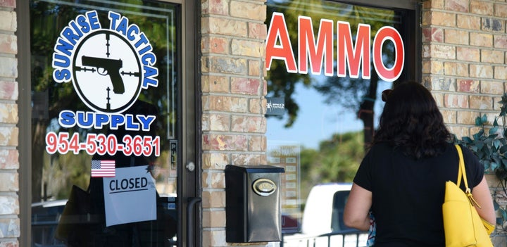 Sunrise Tactical Supply store in Coral Springs, Florida, is seen on Feb. 16, 2018. School shooting suspect Nikolas Cruz bough