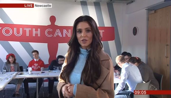 Cheryl made an appearance on 'BBC Breakfast' to discuss the opening of her youth centre