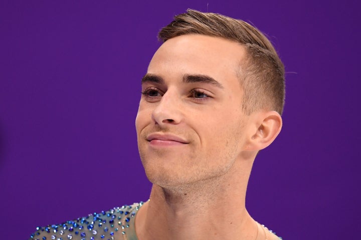 Olympian Adam Rippon sent a message to actress Sally Field's son, Sam Greisman.