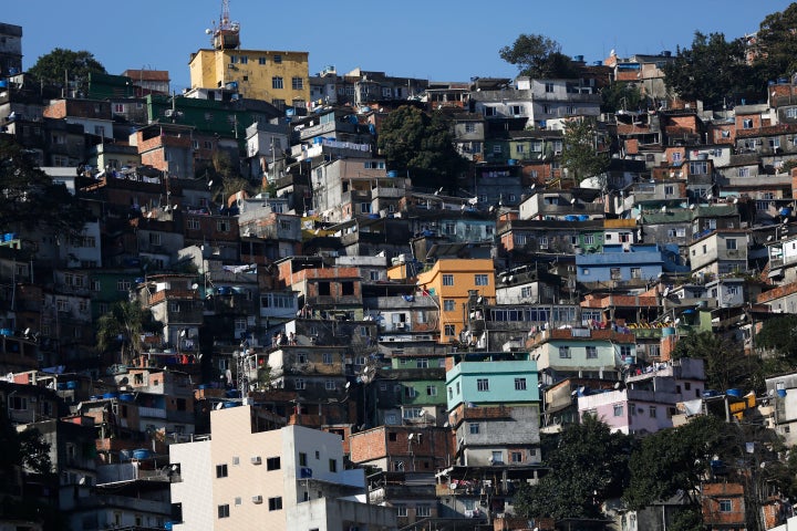 A general view of the Rocinha favela, one of the communities that was included in the "pacification" program that began in 2008.