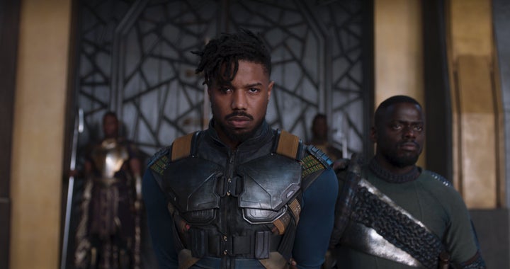 Erik Killmonger, played by Michael B. Jordan.