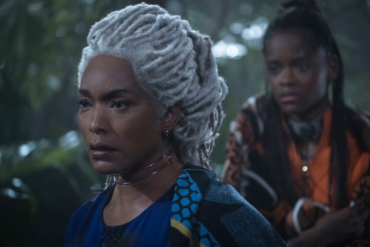 Queen Ramonda, played by Angela Bassett.